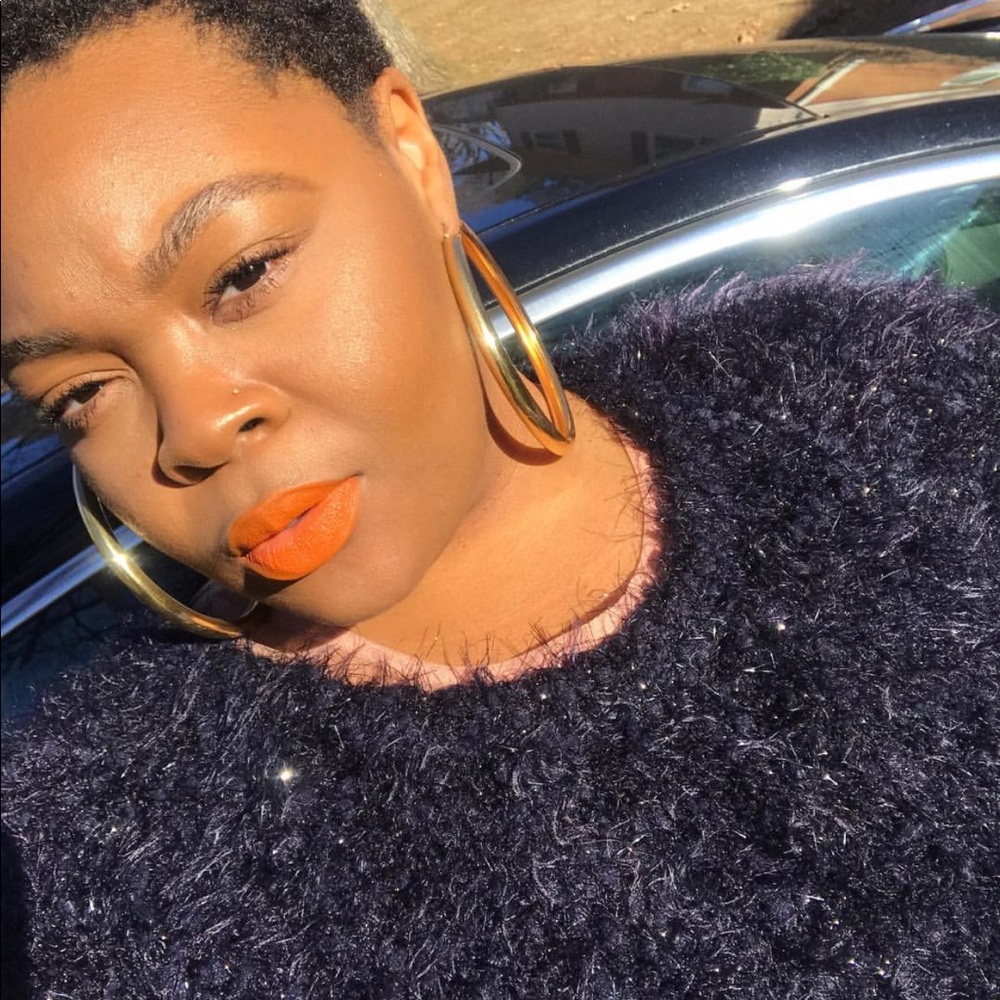 ASOS Shaggy Cropped Sweater